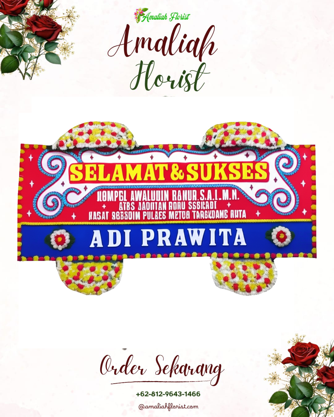 Papan Bunga Ucapan Selamat Pagelaran